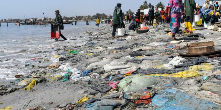 Curse Of Plastic: The Beach At Hann Bay, A Densely-Populated District Of The Senegalese Capital Dakar | Afp