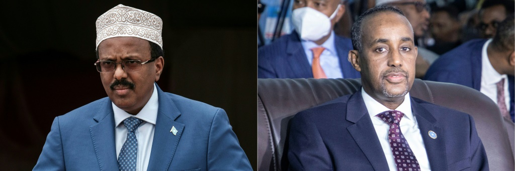 Tensions: President Mohamed Abdullahi Mohamed, Left, Commonly Known As Farmajo, And Prime Minister Mohamed Hussein Roble | Afp