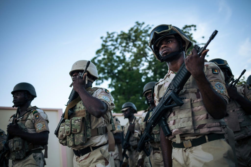Troops From The Four-Nation Multinational Mixed Force In Cameroon'S Far North Region | Afp