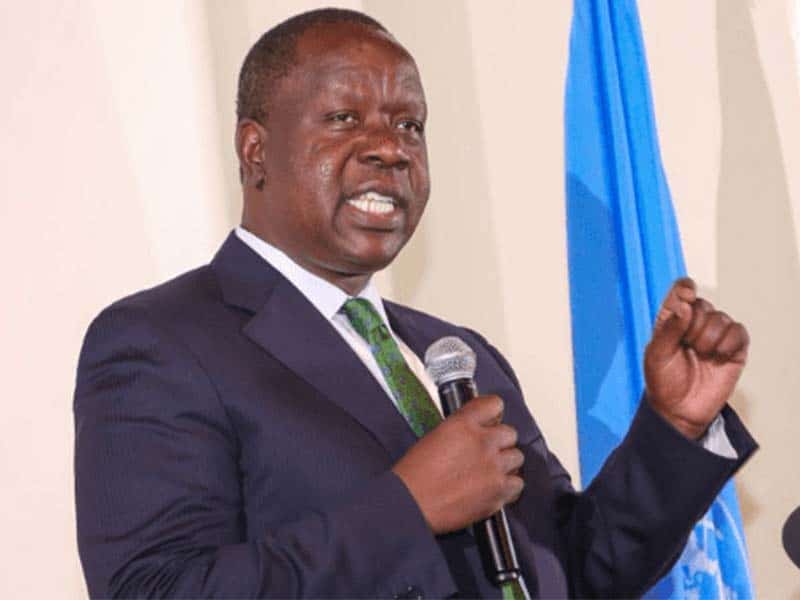 Matiang'I Says Monday Is A Public Holiday