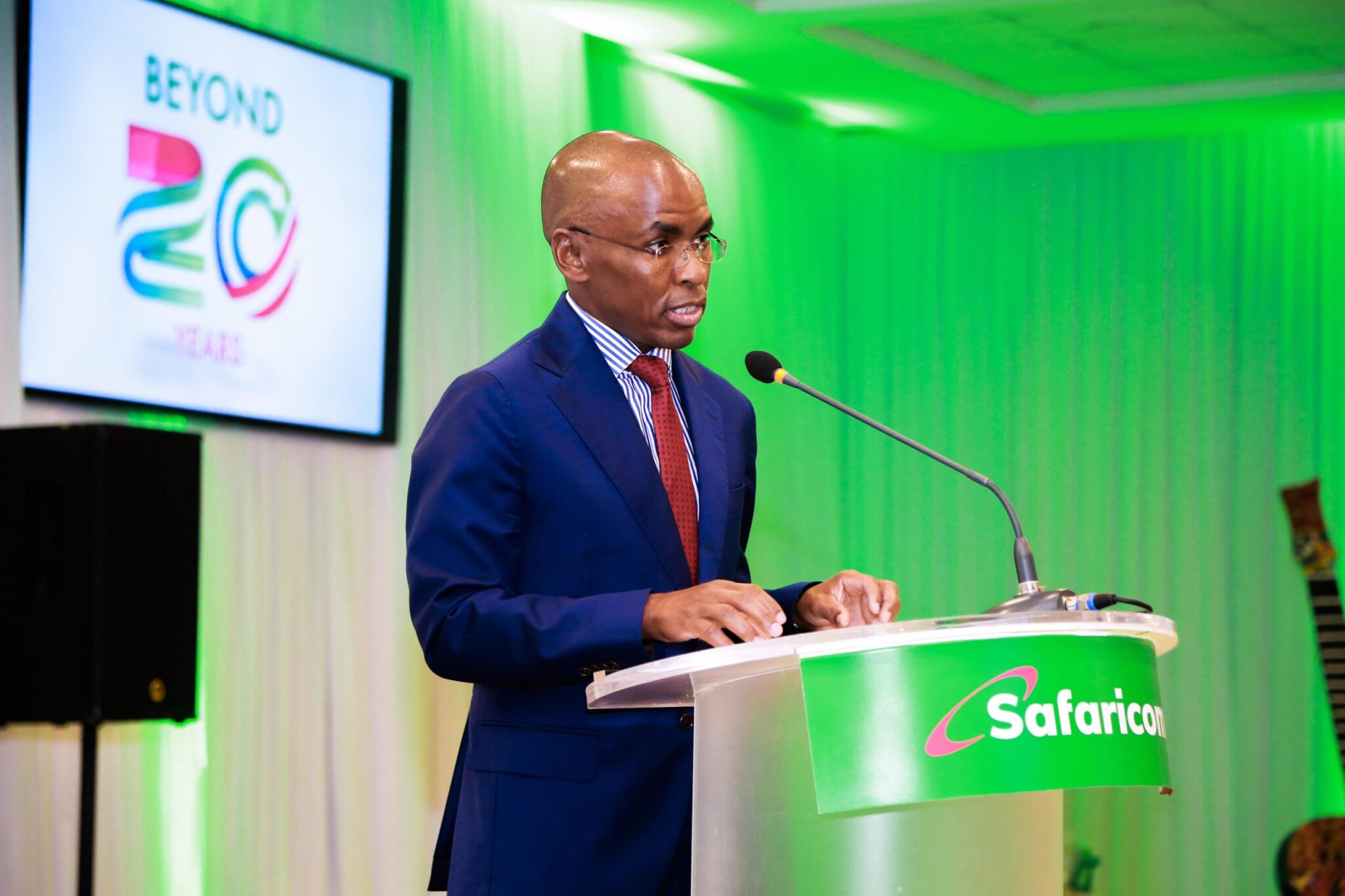 Safaricom Shares Hit A Record Low At Nse