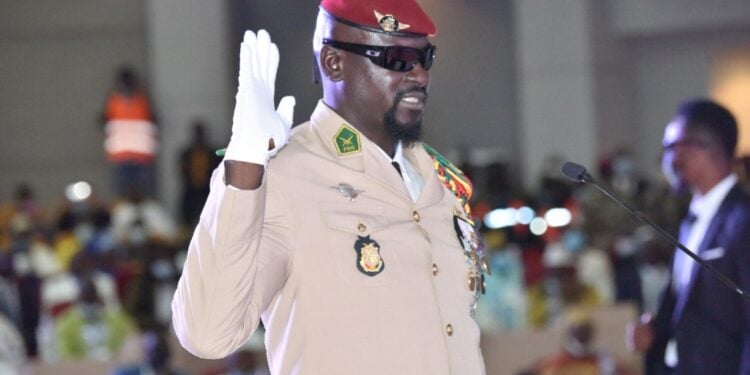 Guinea Junta Leader Decides On 39-Month Transition Guinea Junta Leader Colonel Mamady Doumbouya Is Pictured At His Swearing In Ceremony In October 2021 In Conakry | Afp
