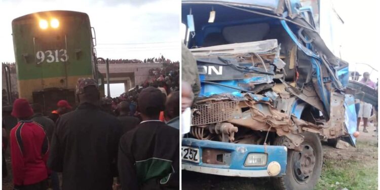 Five People Killed And Several Injured After Train Hits Lorry Transporting Workers In Ruiru-Kiambu County