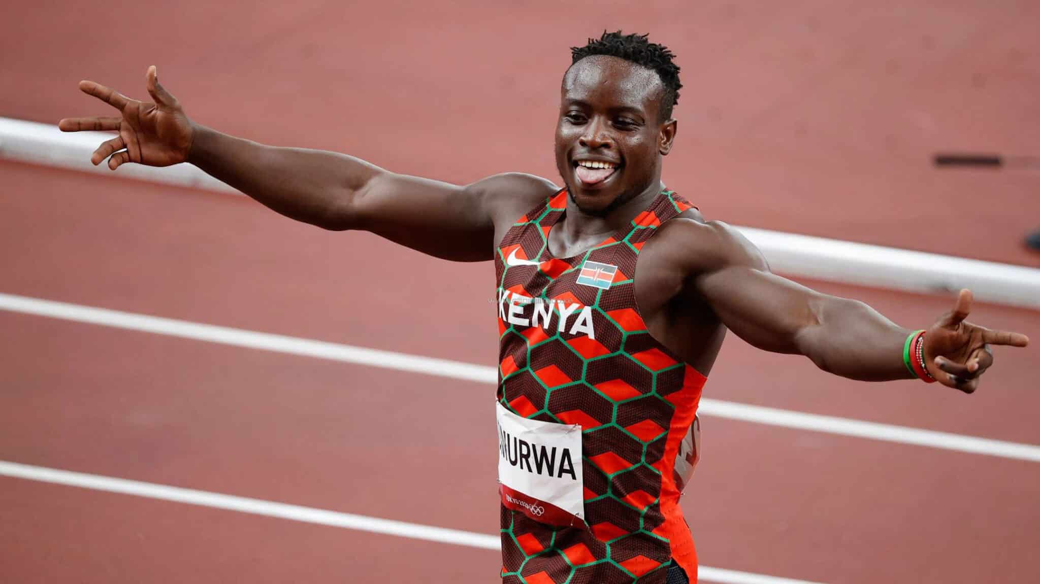 Africa'S Fastes Man Ferdinand Omanyala.photo/Courtesy