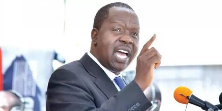Former Interior Cs Dr Fred Matiangi. Photo/Nmg