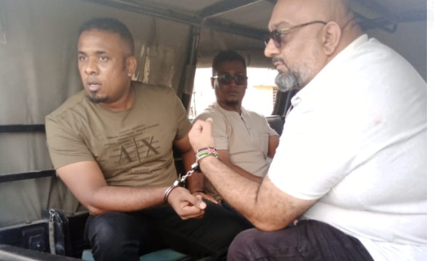 Mvita Uda Candidate Arrested After Chaos At Polling Station Shallo Was Arrested In Connection To Chaos That Erupted At Turdo Hall Polling Station.photo/Courtesy