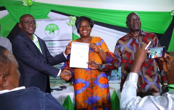 Gladys Wanga Won The Homabay Race Against Evans Kidero.photo/Courtesy