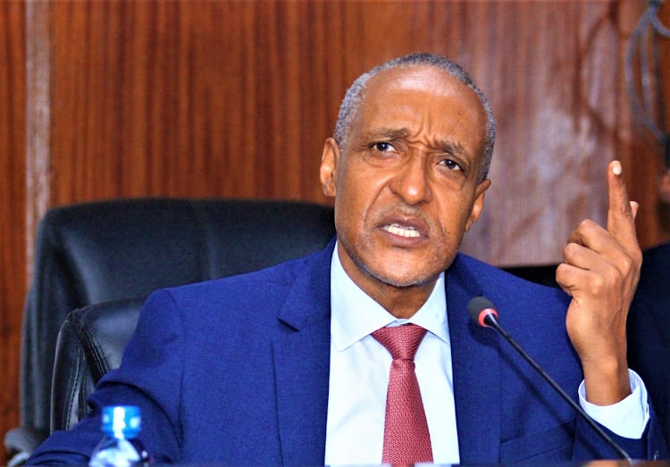 Foreign Affairs Ps Macharia Kamau.he Has Blamed Kenyan Immigrant Workers For Their Suffering In Saudi Arabia.photo/Courtesy
