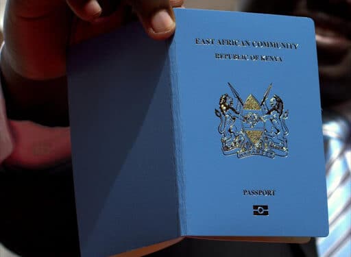 Kenya’s Passport Ranks 9Th In Africa In Latest Report Kenyan Passport Visa. Photo/Rebecca Miano(Facebook)