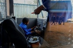 S.africa Teens Build Solar Train As Power Cuts Haunt Commuters