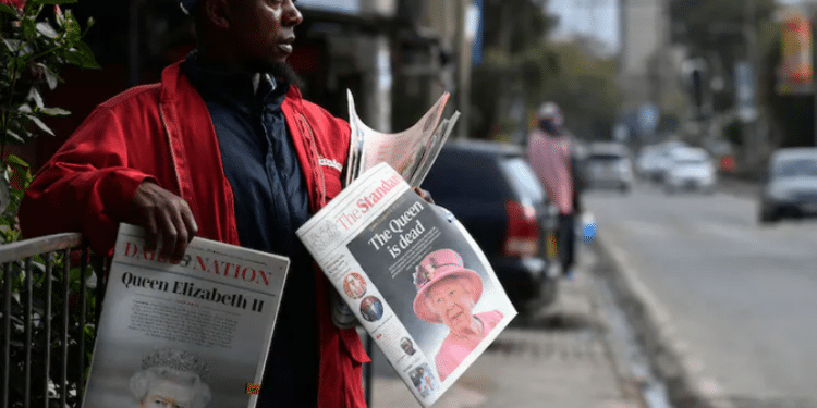 Kenya Newspapers Being Sold On The Streets | Simon Maina Afp
