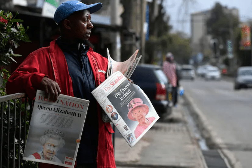 Kenya Newspapers Being Sold On The Streets | Simon Maina Afp