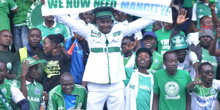 Kogalo Fans At A Past Match.they Are Set To Hold A Protest Against Club Chairman.photo/Goal.com