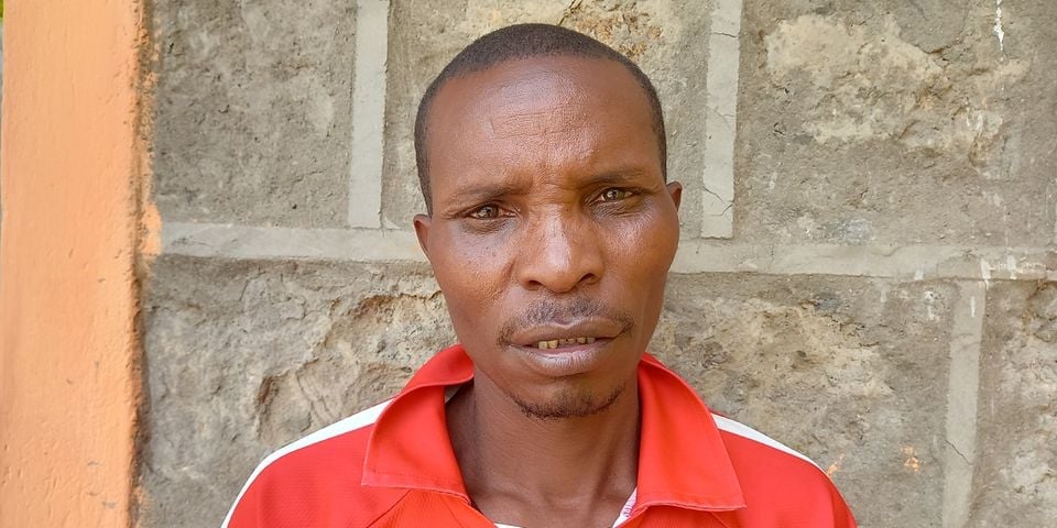 Mr Joseph Kimani Whose Son Was Nearly Maimed By A Group Of Youths After Undergoing A Rite Of Passage.photo/Macharia Mwangi,Daily Nation