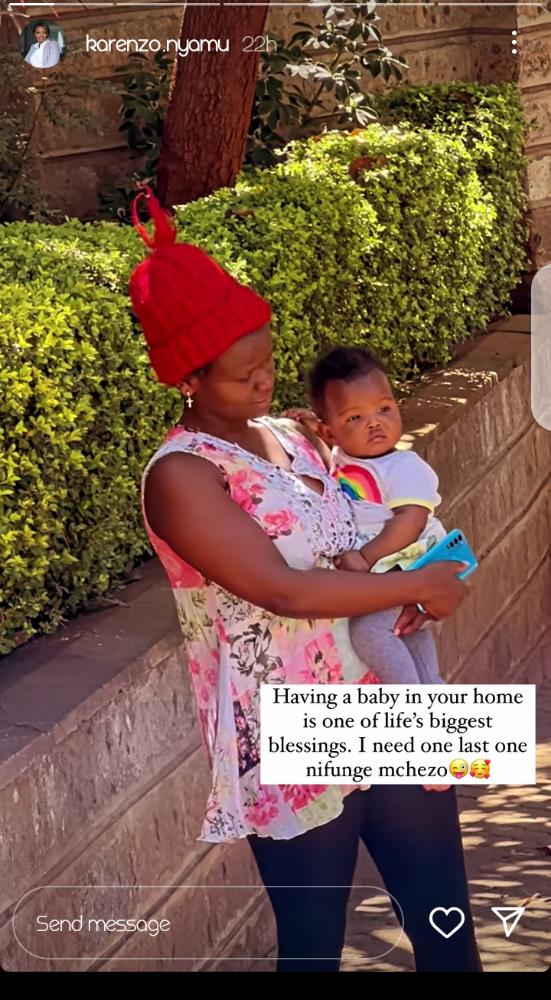 Karen Nyamu Drops Hints She'S Craving For Third Baby: &Quot;Kamoja Kamwisho,&Quot;