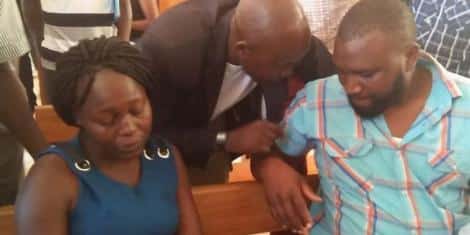 The Late Baby Pendo'S Parents During A Past Court Hearing.photo/Courtesy