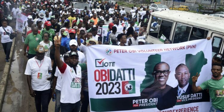 Thousands Rally For Nigeria'S Labour Party 2023 Election Campaign Nigeria