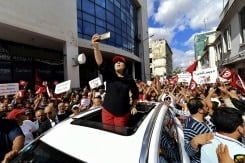 Tunisian Protesters Denounce 'Coup', Demand President'S Removal