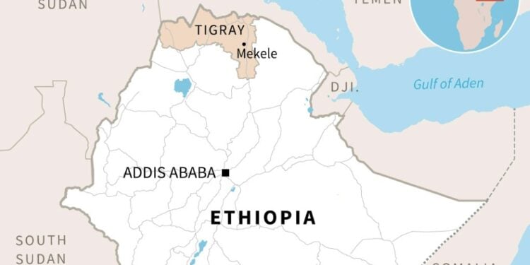 Ethiopia Vows To Seize Airports, Other Sites In Tigray Map Of Ethiopia Locating Tigray Region | Afp