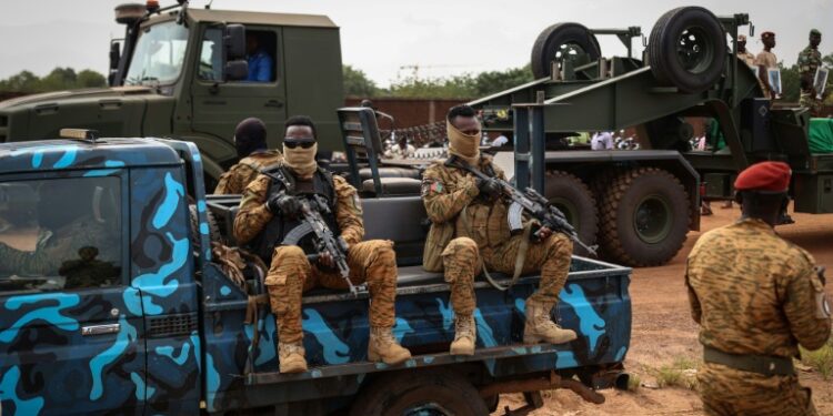 Burkina Faso Troops At Military Funerals In The Capital Ouagadougou This Month | Afp