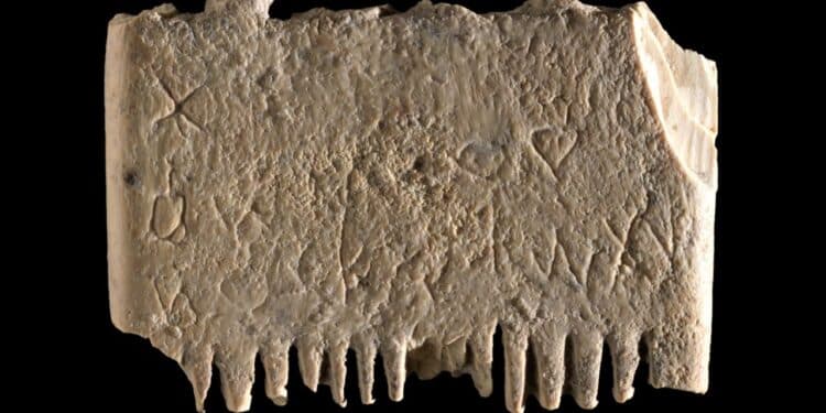 The Ivory Comb Featuring An Inscription: &Quot;May This Tusk Root Out The Lice Of The Hair And The Beard.&Quot;
Photo: Courtesy