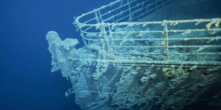 Wreck Of Titanic Detected 4,000 Meters Below The Surface The Wreck Of Titanic.
Photo: Xavier Desmier/Gamma-Rapho