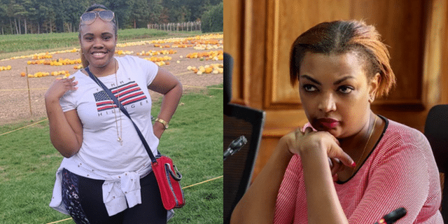 Karen Nyamu And Barnice Saroni Have Been Exchanging Biter Words Online. Photo: Barnice Saroni/Karenzo Nyamu/Instagram.