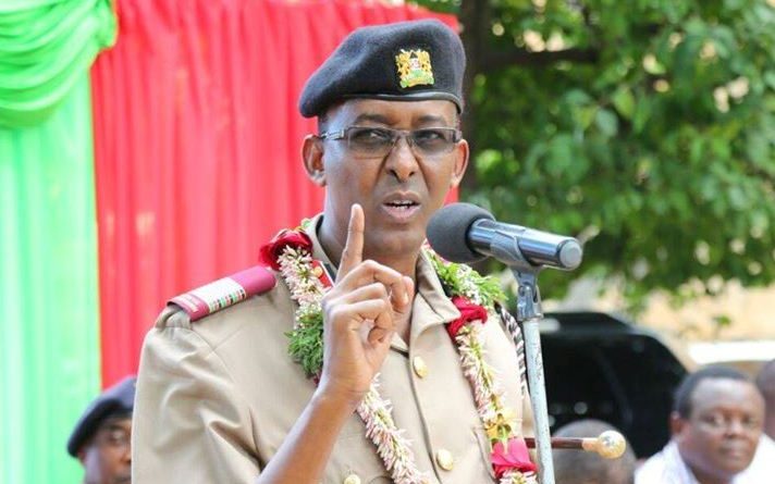 Rift Valley Regional Commissioner Mohamed Maalim.all Regional Commissioners Have Been Recalled Back To Nairobi.photo/Courtesy
