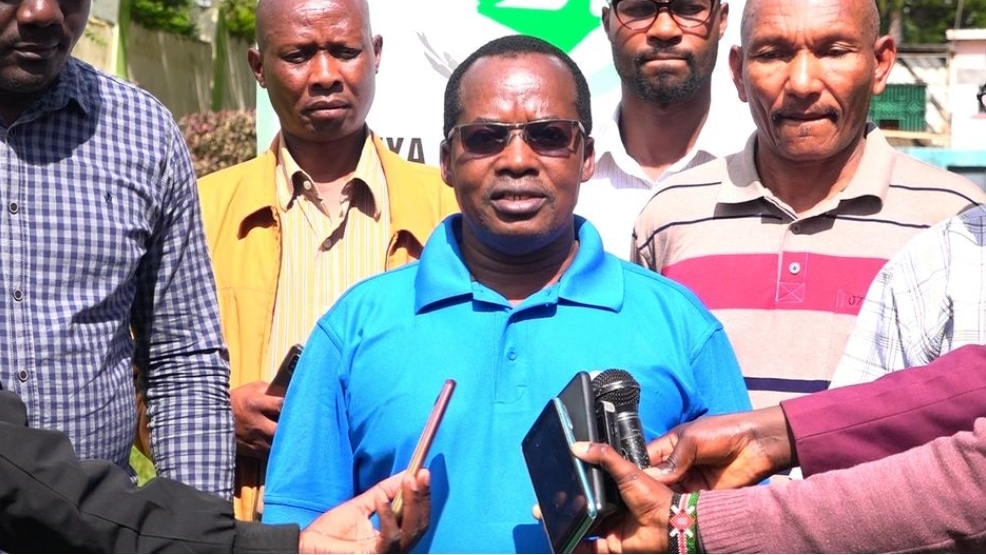 Kenya Correspondents Association Chairman Mr. Oloo Janak: Image/Courtesy