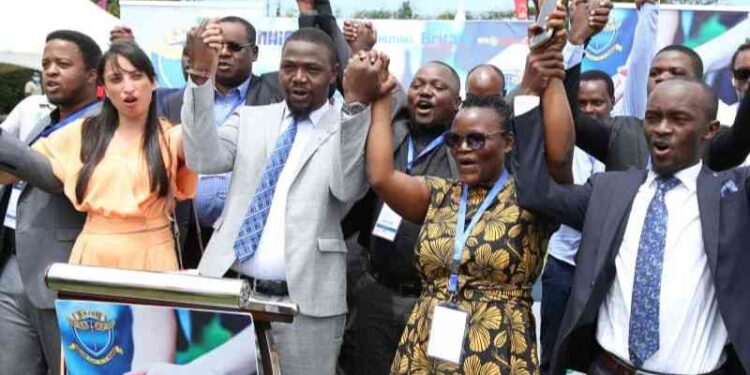 Kmpdu Issues Strike Notice Kmpdu Secretary General Davji Atellah Addressing The Press