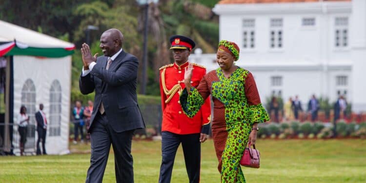 Stop Misleading Kenyans On Hustlers Fund,Ruto Fires At Azimio President William Ruto And First Lady Rachael Ruto During The Jamhuri Day Luncheon At State House Nairobi.photo/State House ,Kenya