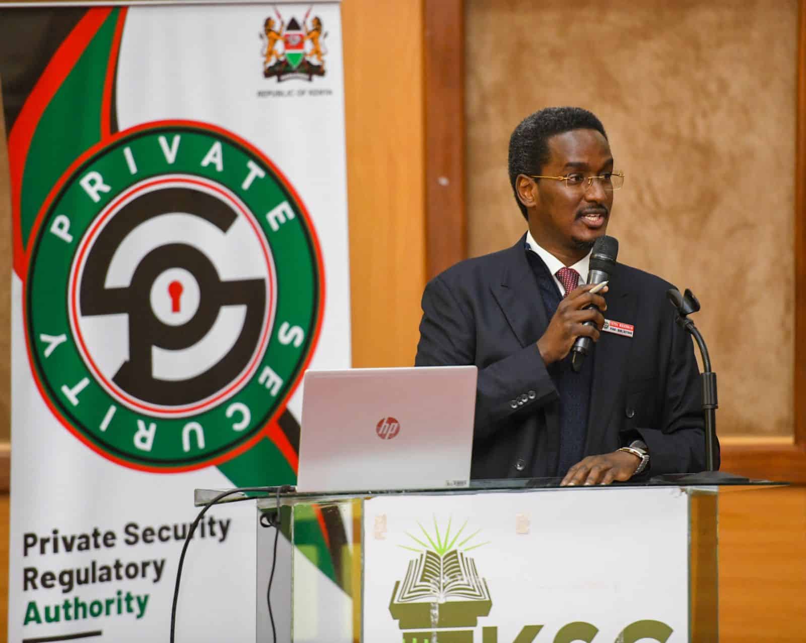 Former Private Security Regulatory Authority Ceo Fazul Mohamed. Photo/Psra