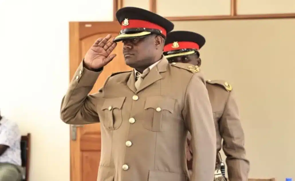 Major Ibrahim Juma Wasike Appears Before A Court Martial Sitting At Lang’ata Barracks On January 20, 2023. Photo/Courtesy/Kdf