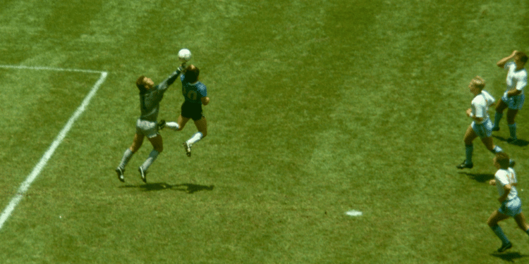Why Maradona’s ‘Hand Of God’ Goal Is Priceless – And Unforgettable One Giant Leap For Soccerkind | Allsport/Getty Images