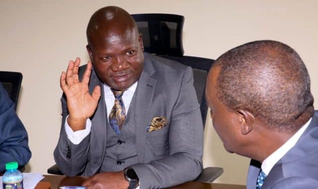Governors Push Treasury To Disburse Sh103Bn Owed To Counties Council Of Governors Finance, Planning And Economic Affairs Committee Fernandes Barasa In Meeting With Treasury Cs Njuguna Ndung'U.photo/Courtesy