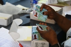 Nigerians Flock To Get Voting Cards As Election Looms