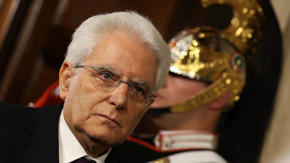 President Of Italy Sergio Mattarella.photo/Courtesy