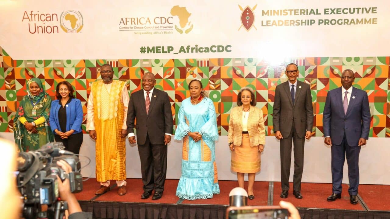 President William Ruto During The Inaugural Ministerial Forum By The Africa Centres For Disease Control In Addis Ababa, Ethiopia.photo/Pcs