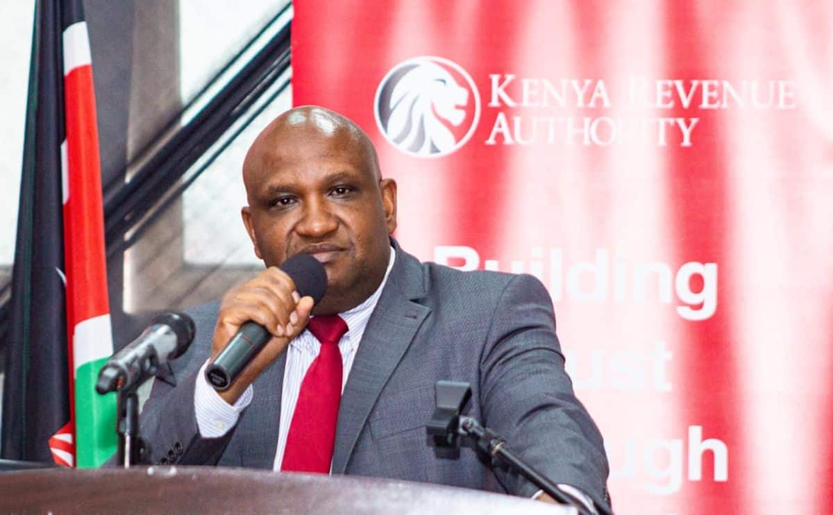 Former Kra Kra Commissioner General James Githii Mburu.photo/Courtesy