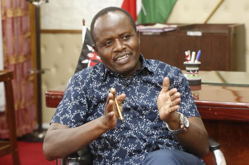 Trans Nzoia Governor George Natembeya.photo/Courtesy