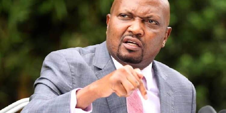 Trade And Industry Cabinet Secretary Moses Kuria.photo/Courtesy