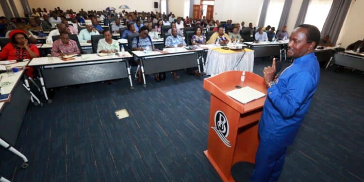 Wiper Leader Kalonzo Musyoka Addressing A Party Meeting In Naivasha.photo/Kalonzo Musyoka,Twitter