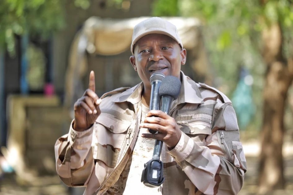 Interior Cabinet Secretary Kithure Kindiki During A Past Operation.photo/Courtesy