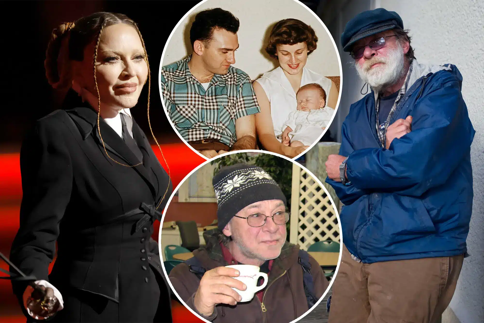 Madonna, Elder Brother Anthony :Photo/Courtesy