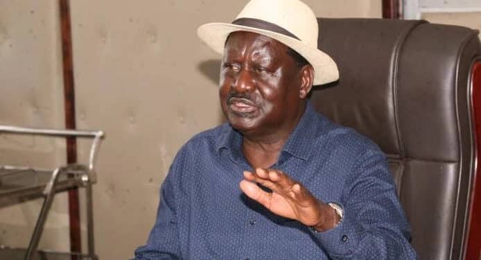 Azimio La Umoja Coalition Leader Raila Odinga.photo/Courtesy