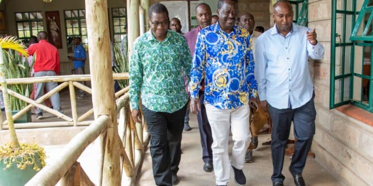 Odm Leader Raila Odinga Will Lead Azimio Leaders In What He Terms As A Prayer Session For Iebc.photo/Courtesy