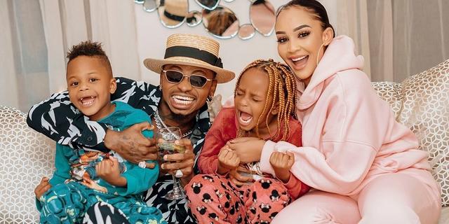 Diamond And Zari With Their Two Children : Photo/Courtesy