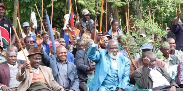 Monday'S Demos Amount To Treason - Njuri Ncheke Elders Tell Raila Njuri Ncheke Elders During A Past Cultural Function.photo/Courtesy
