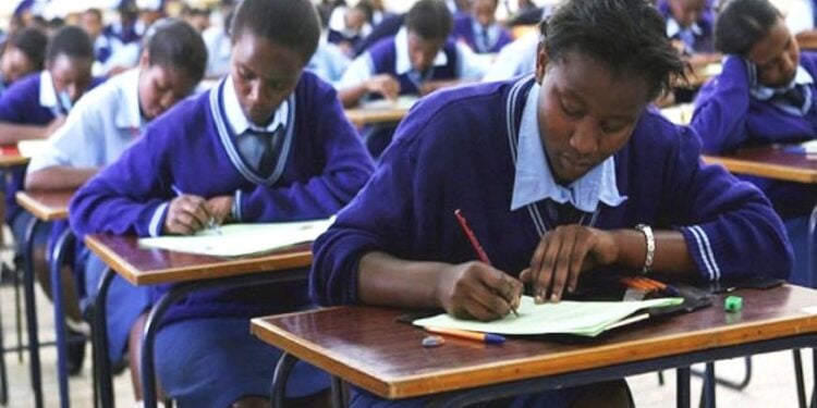 High School Students Sitting For A National Examination.photo/Courtesy