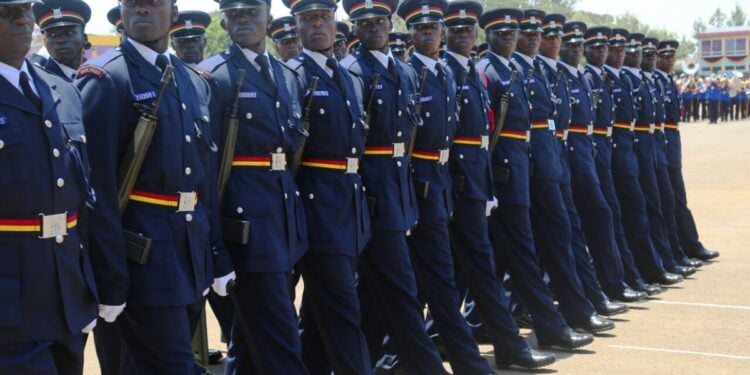 Police Officers During A Past Ceremony.photo/Courtesy